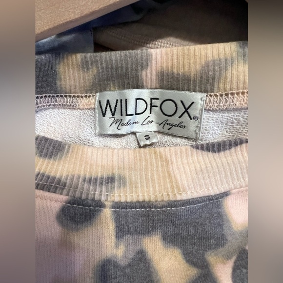 Wildfox 'Sommers' Tortoise Shell Print Pullover Sweatshirt, Multi - Small - Picture 4 of 7